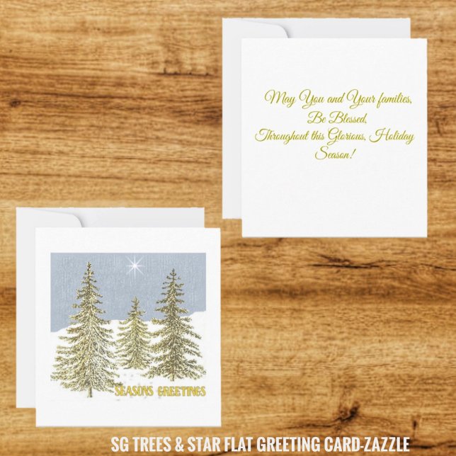 Cartão Árvores SG e Estrela (Criador carregado)