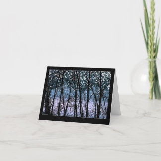 Cartão Árvores & Sparkles de Sun