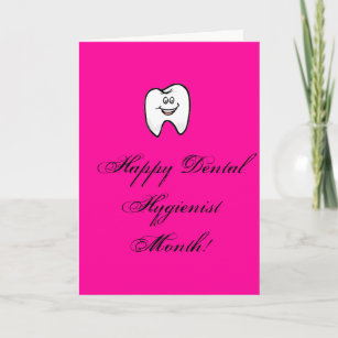 Cartão as5794, mês feliz do higienista dental!