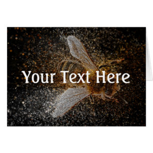 Cartão As Abelhas Caídas São Mágicas