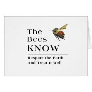 Cartão As Abelhas Sabem