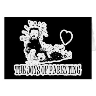 Cartão As alegrias da parentalidade