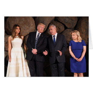 Cartão As Armadilhas E Netanyahus Em Yad Vashem Em Israel