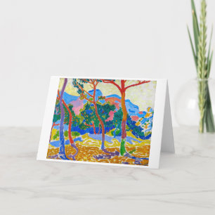 Cartão As Árvores   Andre Derain  