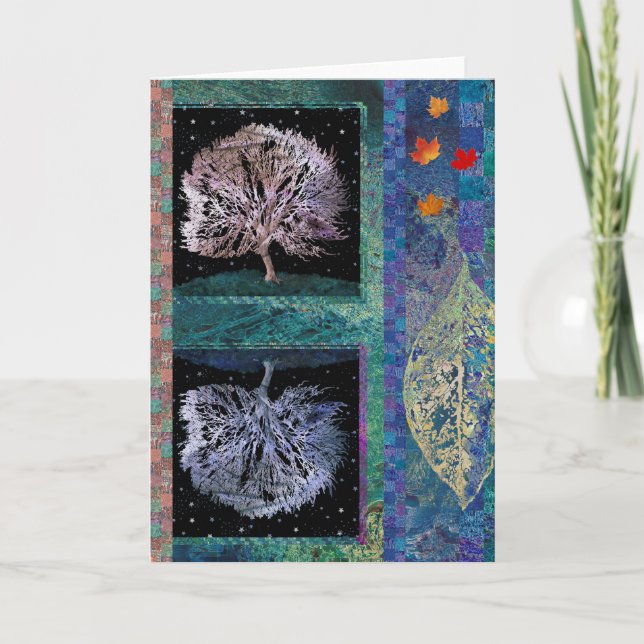 Cartão As árvores de Lydia (Frente)