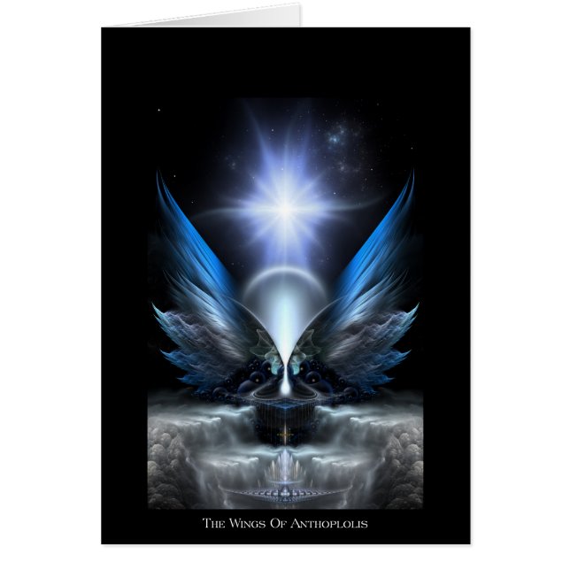 Cartão As Asas Da Antropópolis (Frente)