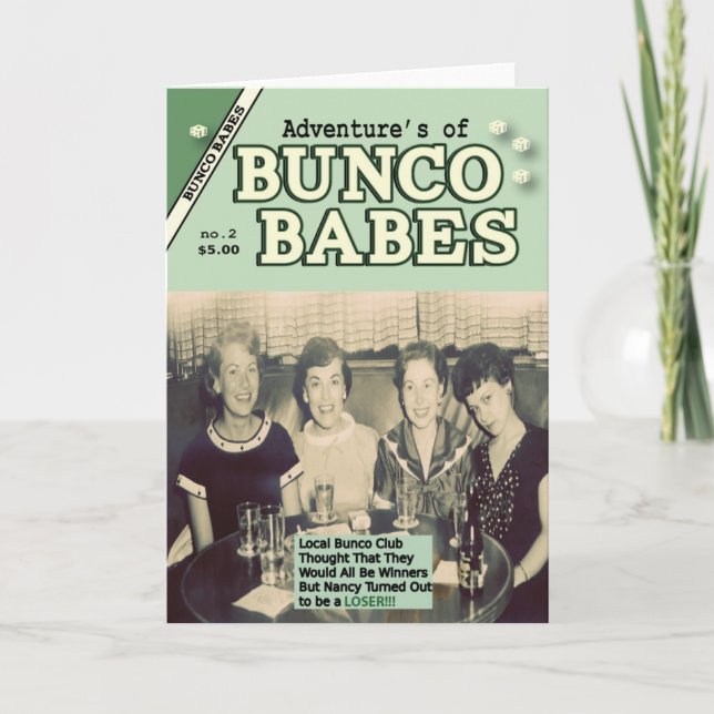 Cartão As Aventuras das Garotas Bunco #2 (Frente)