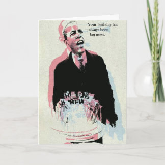 Cartão As boas notícias de Obama