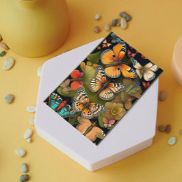 Cartão As Borboletas | Saudação moderna Haeckel