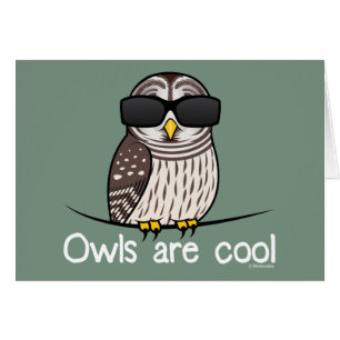 Cartão As corujas são legal