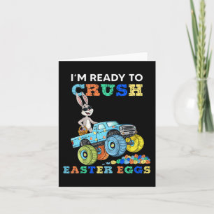 Cartão As Crianças Estão Prontas Para Esmagar O Coelho De