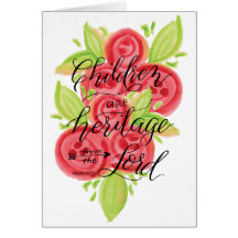 As crianças são herança do senhor