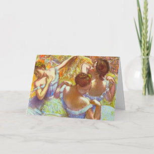 Cartão As Dançarinas Azuis de Edgar Degas