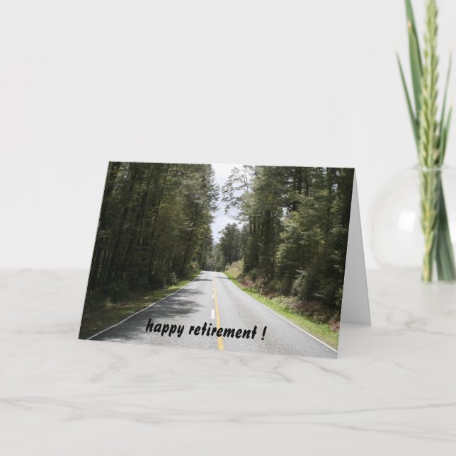 Cartão as estradas viajaram (Frente)