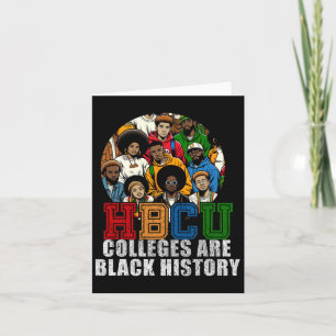 Cartão As Faculdades Hbcu São Históricas Negras Mês