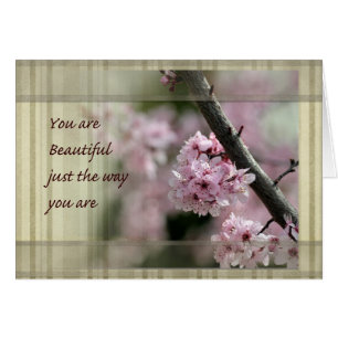 Cartão As flores de cerejeira você é bonito