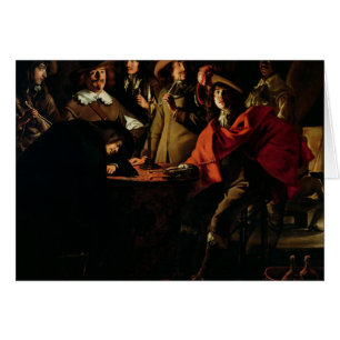 Cartão As guardas que fumam, 1643