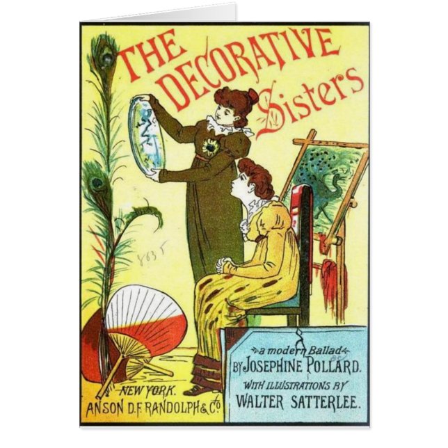 Cartão As irmãs decorativas (Frente)