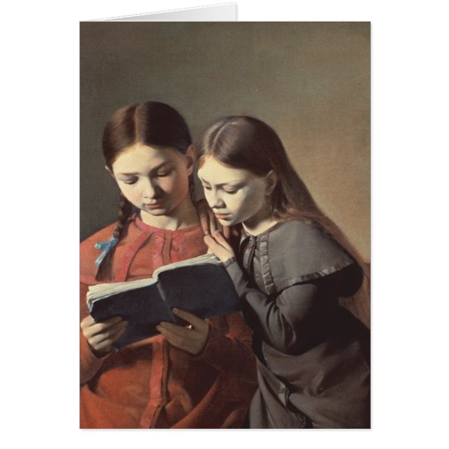 Cartão As irmãs Signe e Henriette do artista (Frente)