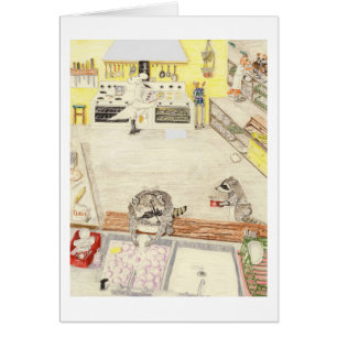 Cartão As máquinas de lavar louça ocupadas