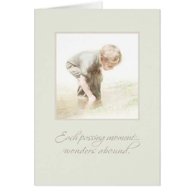 Cartão As maravilhas abundam (Frente)