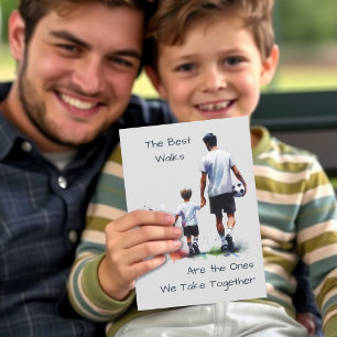 Cartão As melhores caminhadas que temos juntos feliz aniv