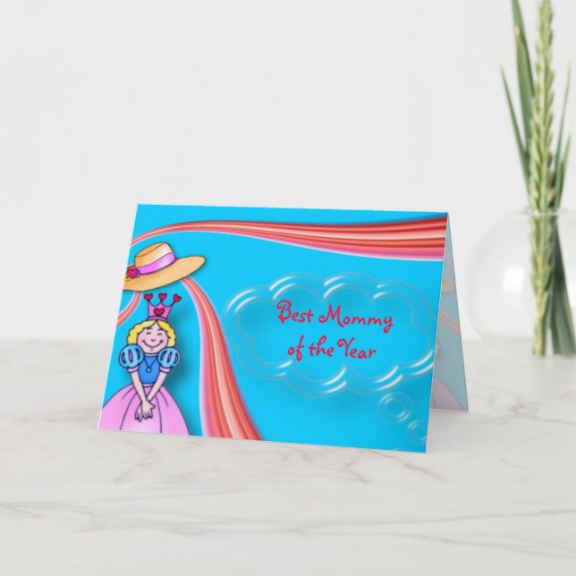 Cartão As melhores mamães (Frente)