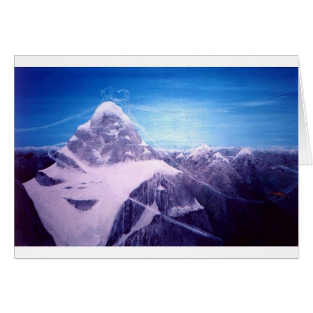 Cartão As montanhas (Frente Horizontal)