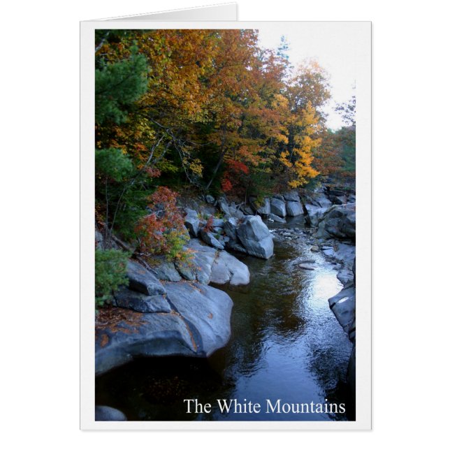 Cartão As Montanhas Brancas (Frente)