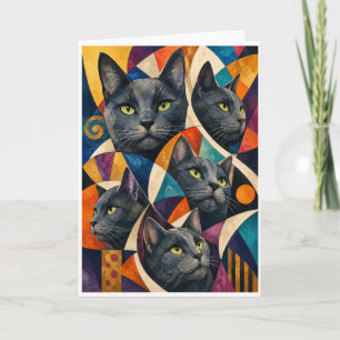Cartão As Muitas Dimensões de um Gato