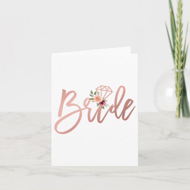 Cartão As Mulheres Chás de casamento Para O Futuro A Sra. (Frente)