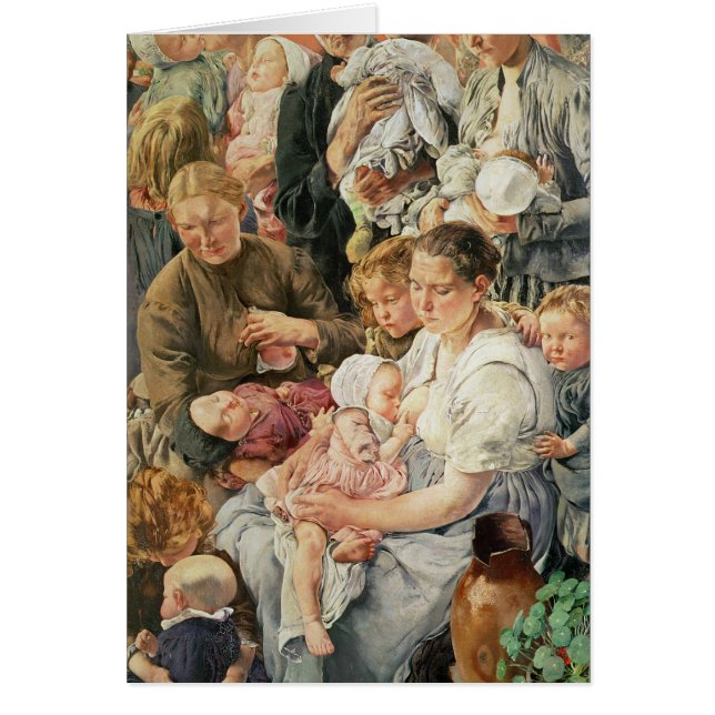 Cartão As mulheres endireitam o painel das idades do (Frente)