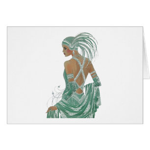 Cartão As Mulheres Ficando Verdes.