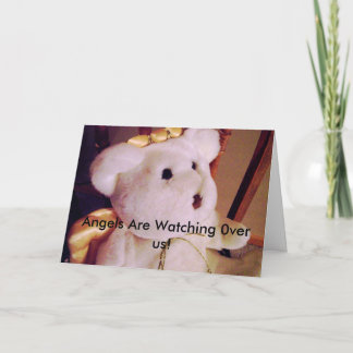 Cartão as neve-flores 016, anjos estão olhando 0ver nós!