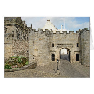 Cartão As obras de arte no Castelo de Stirling, Escócia