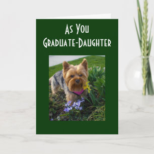 CARTÃO AS OUR DAUGHTER GRADUATES