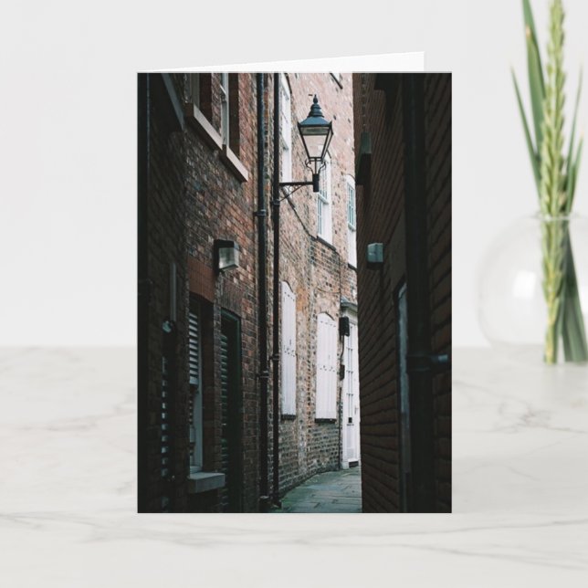 Cartão As Pequenas Ruas da Inglaterra (Frente)