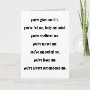 Cartão "as plantas?" PLACA DE dia de as mães