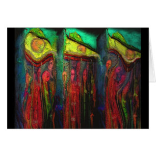 Cartão As realidades múltiplas de tudo SÃO, um DEDO DO PÉ