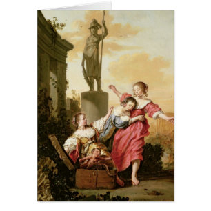 Cartão As três filhas de Cecrops