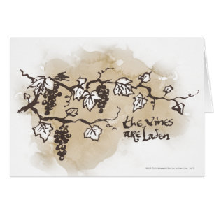 Cartão As Vinhas Estão Em Carga