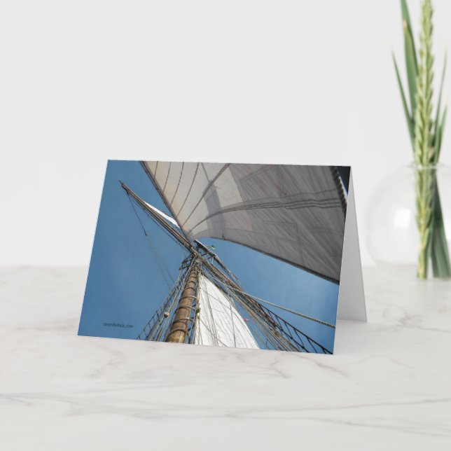 Cartão asas ao vento (Frente)