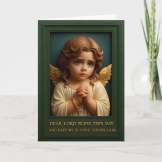 Cartão “Asas Douradas da Oração da Manhã”