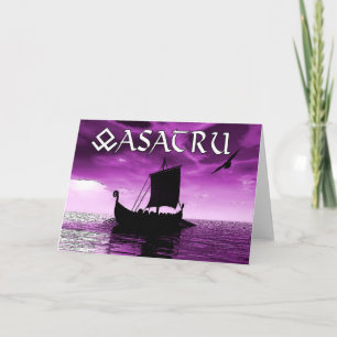 Cartão Asatru Greeting Card