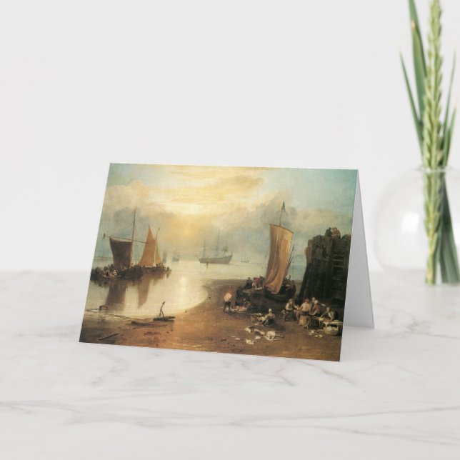 Cartão Ascensão solar através do vapor por Joseph Turner (Frente)