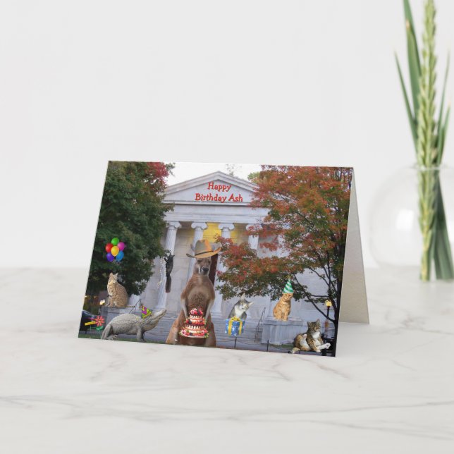 Cartão Ash's birthday card 2025 (Frente)