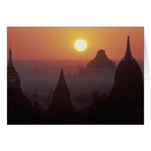 Cartão Ásia, Birmânia, (Mianmar), Pagan (Bagan) O templo