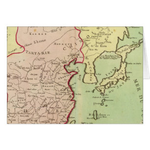 Cartão Ásia, China, Japão