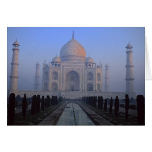Cartão Ásia; Índia; Agra. Taj Mahal.