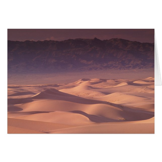 Cartão Ásia, Mongólia, Deserto de Gobi, Gobi Gurvansaikha (Frente Horizontal)